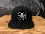 Black RGV Flat Bill Trucker Hat